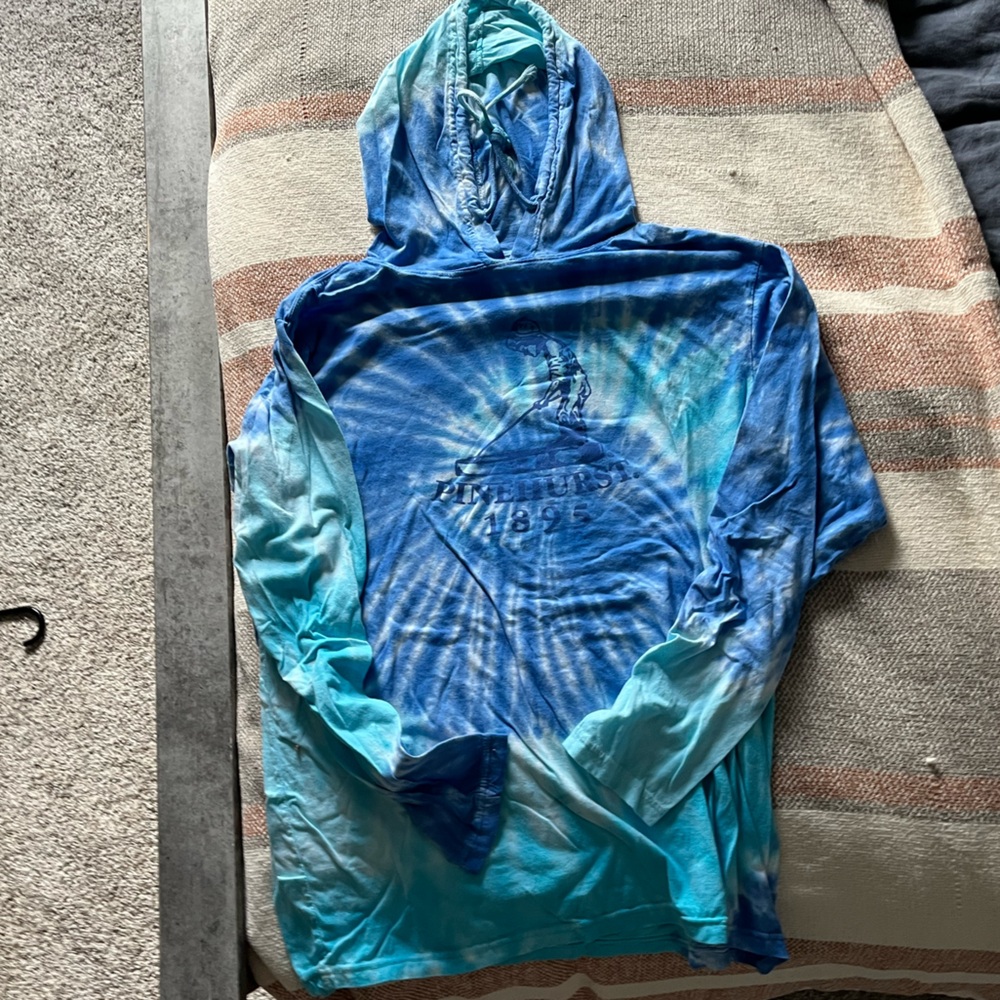 Pinehurst MV Sport blue tie dye hoodie